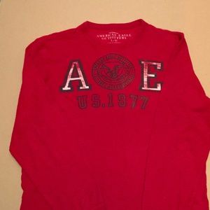 American eagle mens knitted long sleeve thermal